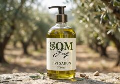 SOMYAĞ EV YAPIMI SIVI ZEYTİNYAĞI SABUNU (500 ML)